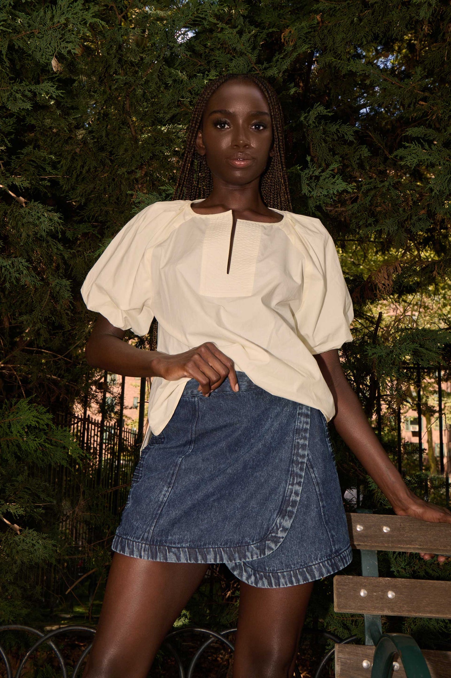 Joanna Denim Skort