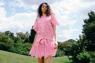 love the label pink dress Love The Label Zola Off-the-Shoulder Tiered Maxi Dress, Gigi Pink Print, Women's, M, Casual & Work Dresses Maxi Dresses