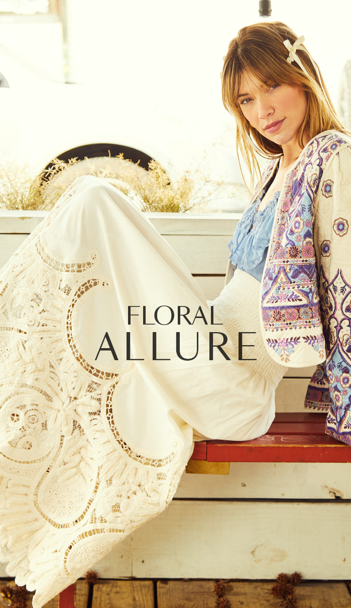 Perennial Florals Embroidered Sweater