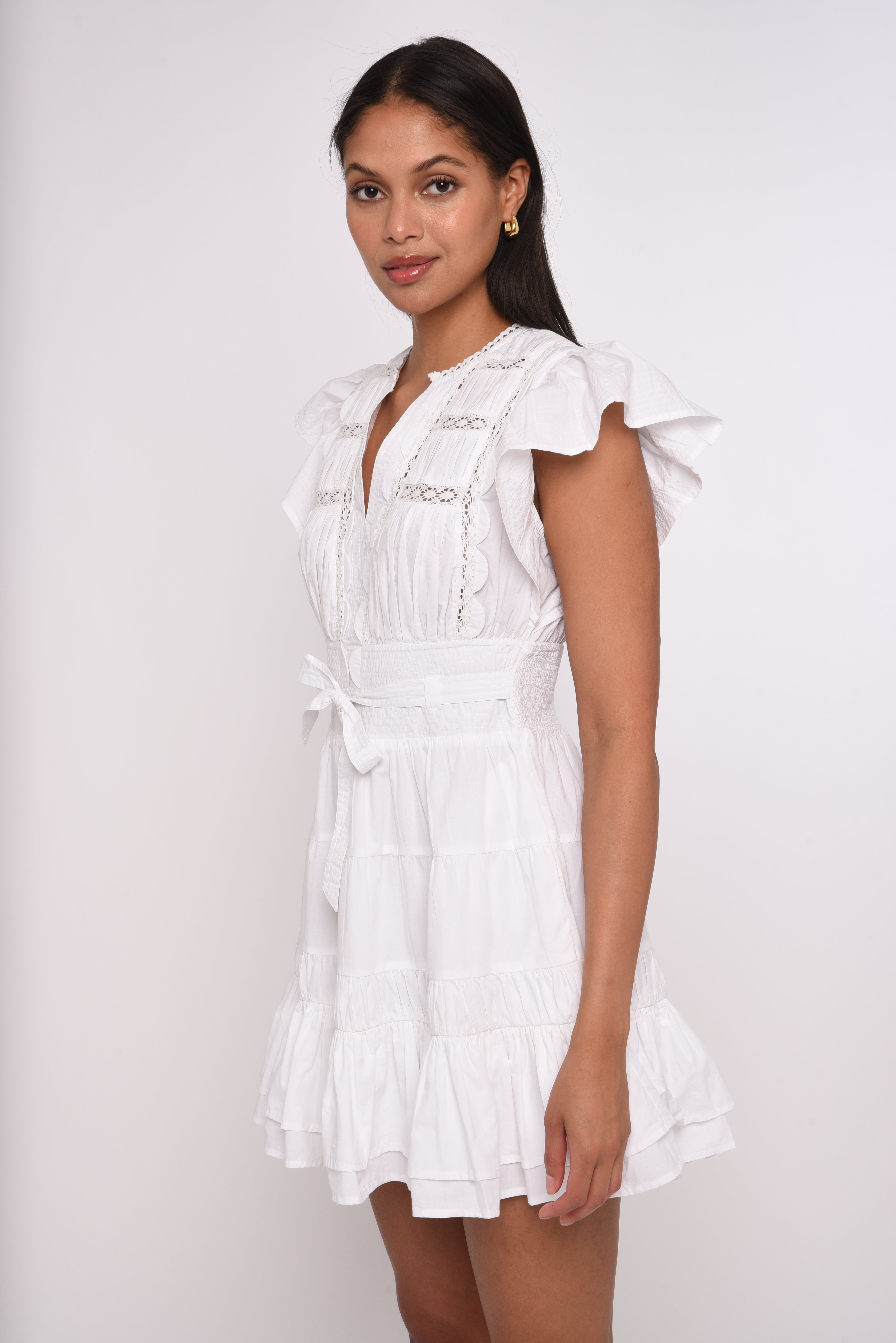 Love the Label Madelyn Top in Bright White