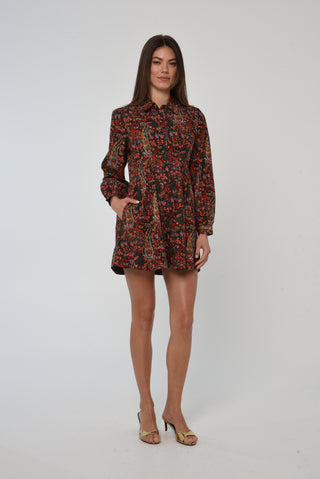 Marta Long Sleeve Mini Dress