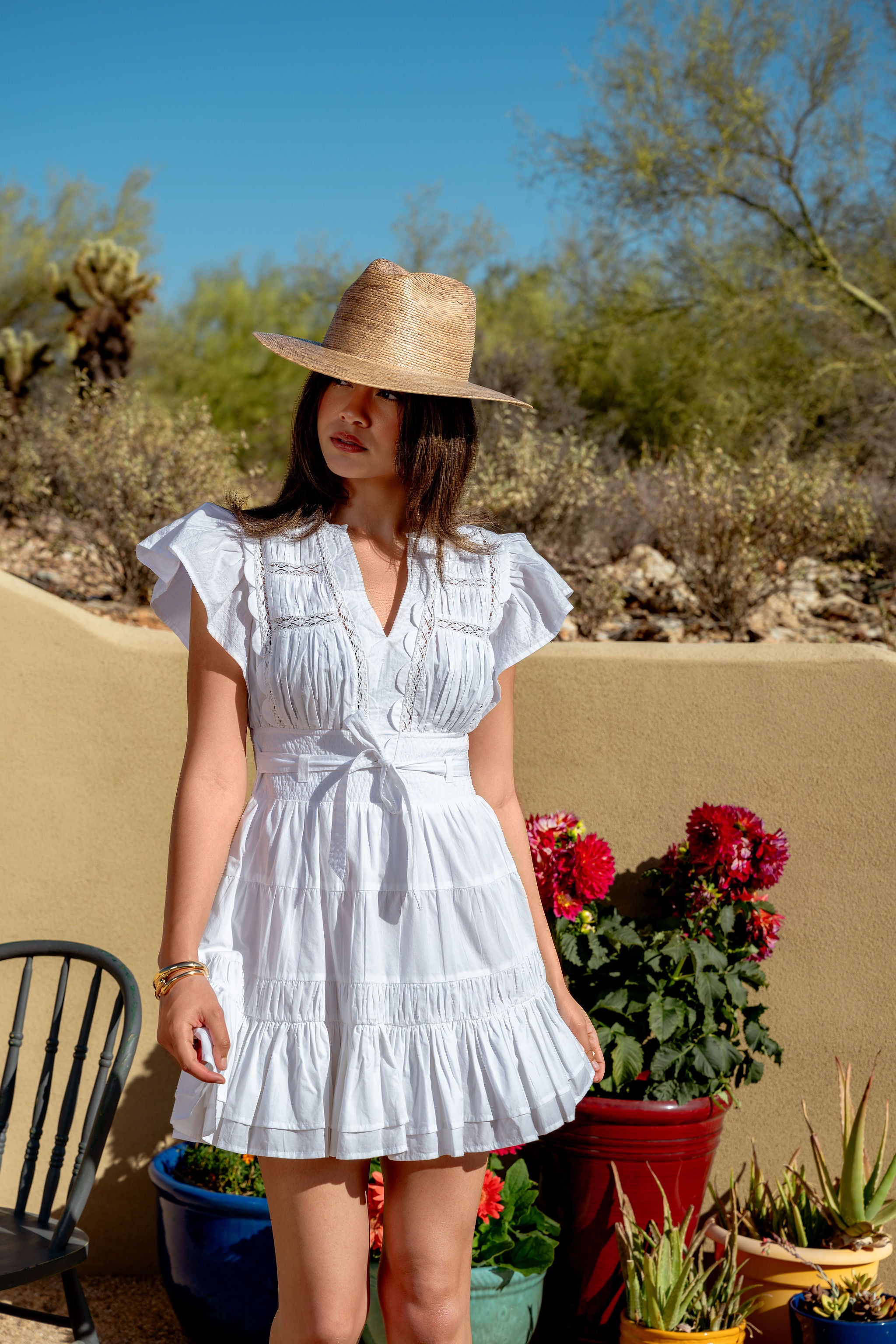 Love the Label Madelyn Top in Bright White