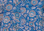 Queenie Blue Block Print