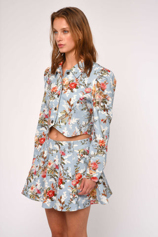 Lainy Denim Mini Skirt